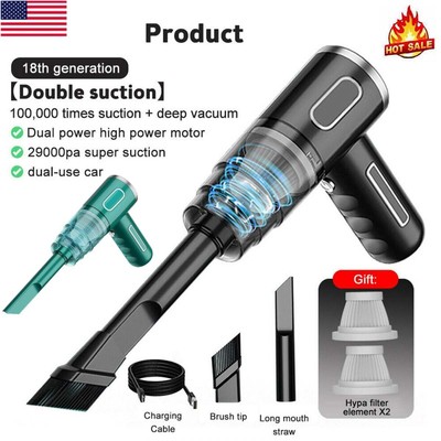 29000Pa Mini Cordless Vacuum Cleaner Car Handheld Powerful Vacuum Home Wireless