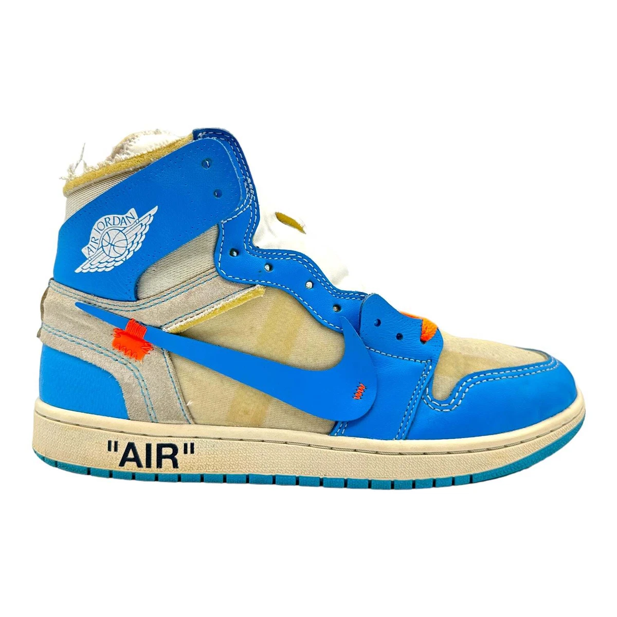 Nike Air Jordan 1 Retro High Off-White University Blue | Size 13, Sneaker