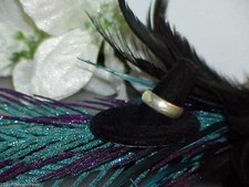 Solid Sterling Silver Wedding Band Ring Sz 7 5.5Gram Vintage M/F Plain Solid