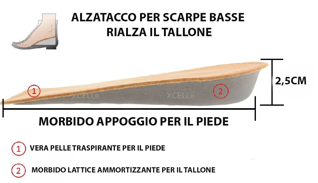 Alzatacco per scarpe sale