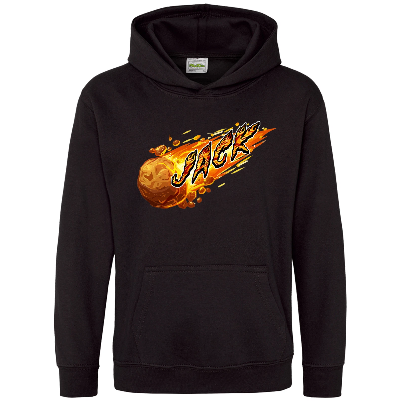 VETEMENTS Felpa con Cappuccio Bambini Spazio Personalizzata Cometa Regalo Ragazzi e Ragazze Personalizzata Nome Chris...