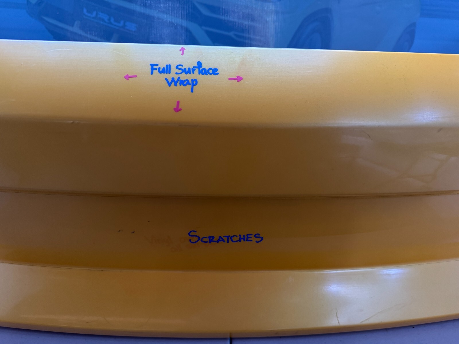 2004 2005 2006 2007 2008 LAMBORGHINI GALLARDO FRONT BUMPER COVER OEM USED