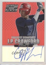2013 Prizm Perennial Draft Picks Prospect Signatures Red JP Crawford Auto 8k4