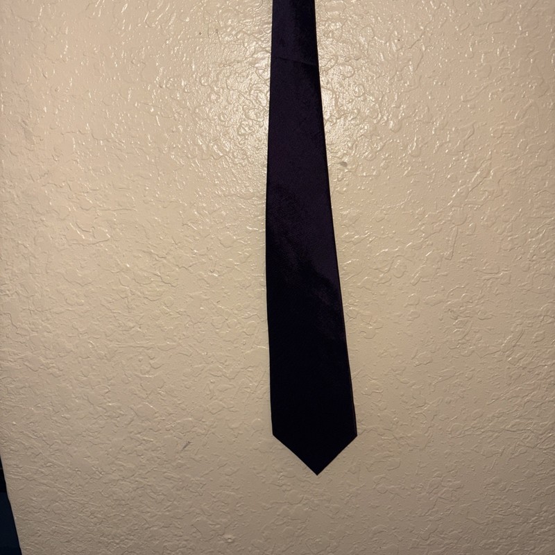 Thai Land Mens Metallic Purple Formal Necktie 