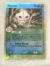 Cascoon 26/109 EX Ruby & Sapphire Reverse Holo Pokémon TCG HP/Damaged on eBay