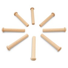 Picchetti per asse in legno 2-9/16", mini treno in legno parti artigianali per ruota in legno | picchi