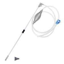 Aquarium Siphon Water Changer Kit Manual Gravel Vacuum with 5.25ft Hose 2 Rig...