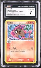 Pokémon Feebas δ 49/101 EX Dragon Frontiers Reverse Holo Common English CGC 7 NM on eBay