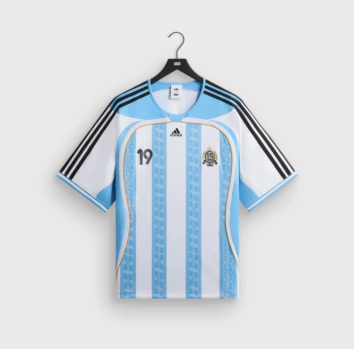KITH x MESSI Adidas Argentina Football Jersey SZ S *IN HAND* BRAND NEW
