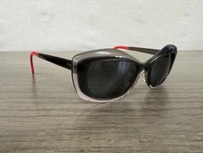 Authentic Fendi FF 0030 7NW 140 Crystal Gray Coral Cat Eye Frames - Italy