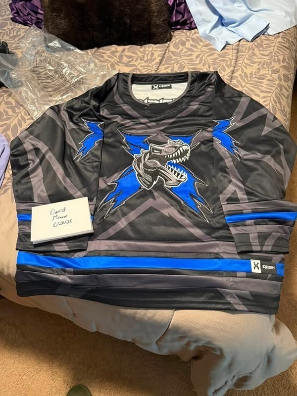 Project Glow 2026 Hockey Jersey (Black/Blue)