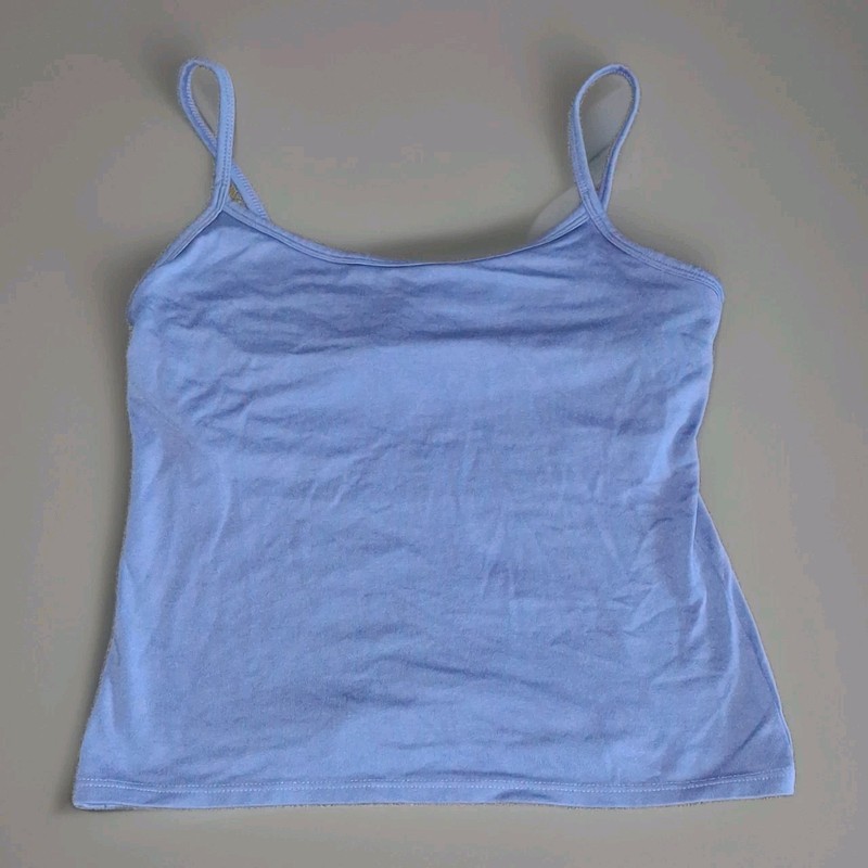 NY & CO Light Blue Women's Camisole Tank Top S Stretch Nylon Spandex Strap