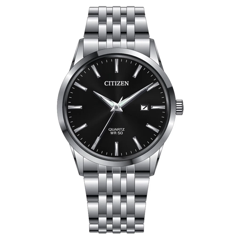 Citizen Men's Dress Quartz Stainless Steel Watch BI5000-87E NEW