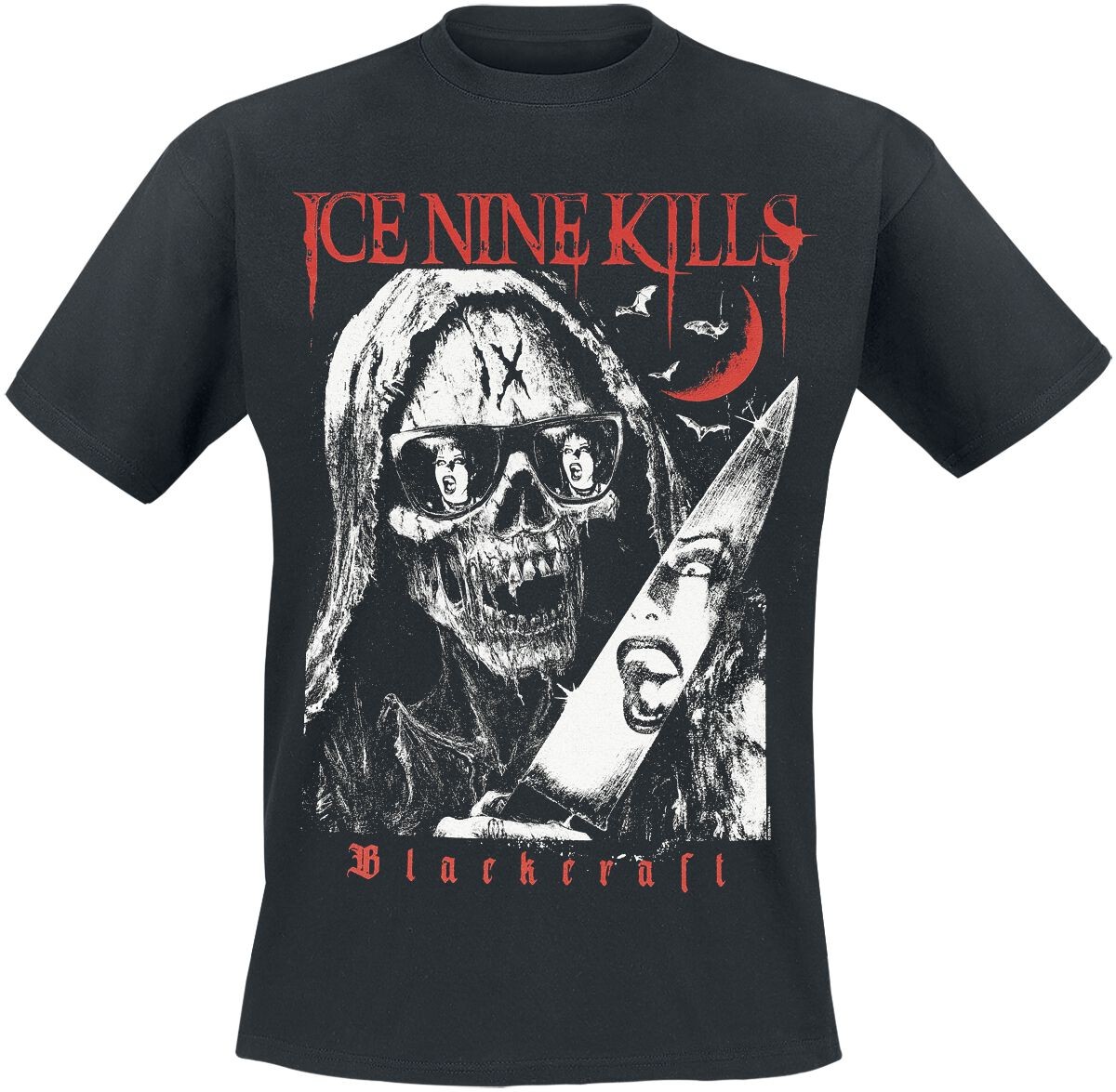 Культовая футболка Blackcraft Herren Ice Nine Kills - Ice Nine Reaper Tee schwarz
