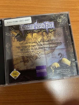 Kingdom Under Fire PC Spiel Windows 98 ME 2000 CD Rom Kampf Sehr Guter Zustand