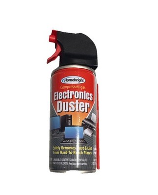 Homebright Compressed Gas Electronics Dust Blower Duster, All-Purpose