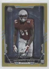 2015 Bowman Rookies Gold Rainbow Foil 32/399 Devante Davis #102 0a3