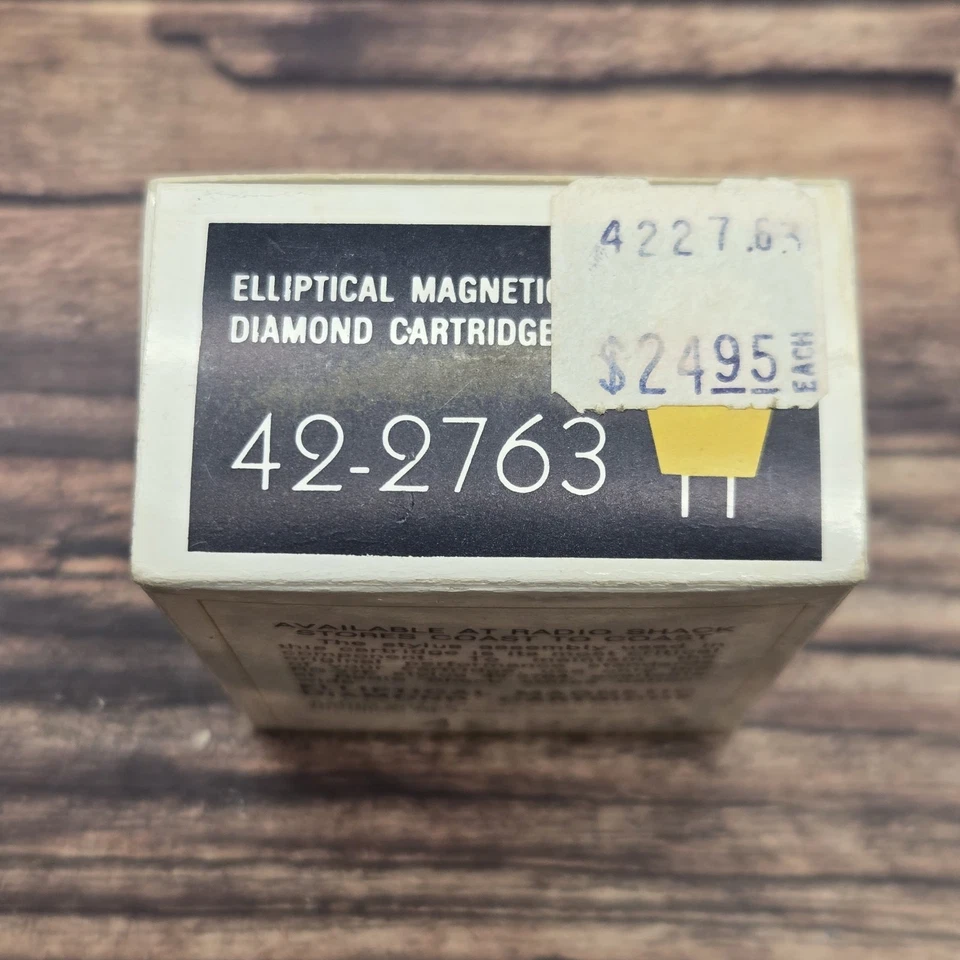 Realistic by Shure Elliptical Magnetic Diamond Cartridge NOS 42-2763 - Image 3 of 4