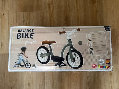 Smoby 770126 Laufrad Komfort Kinderlaufrad mit Ständer Balance Bike Kinder Rad