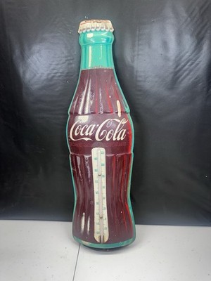 Vintage 16'' Original SST Original Coca-Cola Bottle Thermometer Robertson USA
