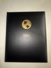 THE AMEX AMERICAN EXPRESS BLACK EXECUTIVE LEATHER APPOINTMENT BOOK PLANNER 2026