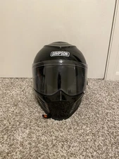 Simpson GBDL2 Ghost Bandit Racing Helmet Full Face Gloss Black Visor Large