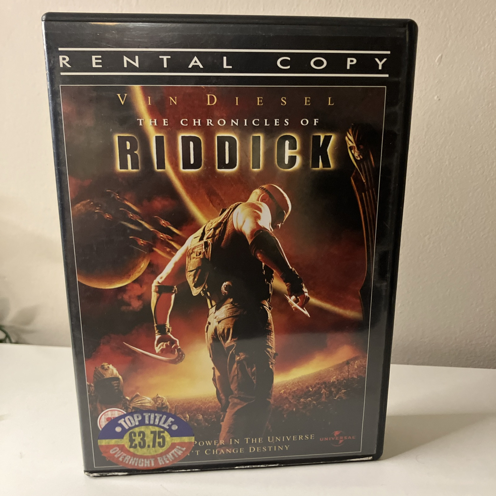 Rare RENTAL COPY The Chronicles Of Riddick DVD Free Postage Uk