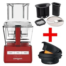 Robot da cucina rosso + spremiagrumi | Magimix Compact System 3200 XL