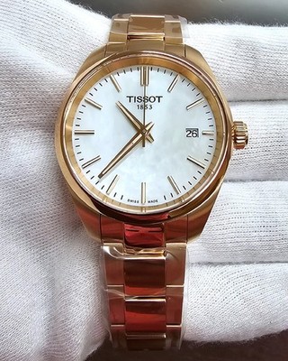 Tissot PR 100 Quartz 34mm MOP Dial Rose Gold Women's Watch T150