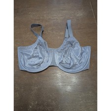Wacoal Gray Back Appeal Full Coverage Underwire Bra 36H textured comfort