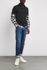 118 Polo Ralph Lauren The Iconic Mesh Polo Shirt Classic Fit Black Large