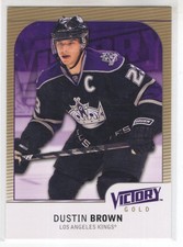 09/10 UD VICTORY DUSTIN BROWN GOLD PARALLEL CARD #94
