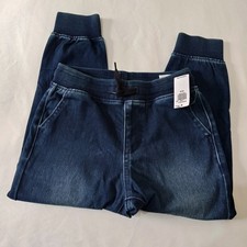 Old Navy Boys Elastic Waist Stretch Knit Joggers Pants Size XS Medium Wash  New