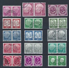 C - 015 - ALLEMAGNE-RFA - BON LOT de PAIRES ISSU de FEUILLES . BONNE COTE -