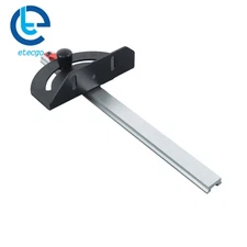 For DWE7491RS Table Saw Miter Gauge Tool Manual Miter Gauge N507559 BLACK