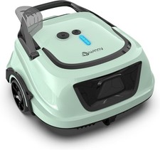 Cordless Robotic Pool Cleaner, Automatic Pool Vacuum for Above Ground Pool, Powe