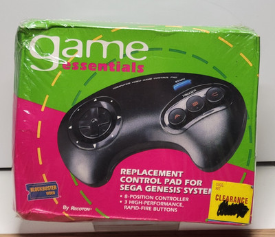 Recotion - Blockbuster Game Essentials Sega Saturn Controller - 1997 Factory NEW