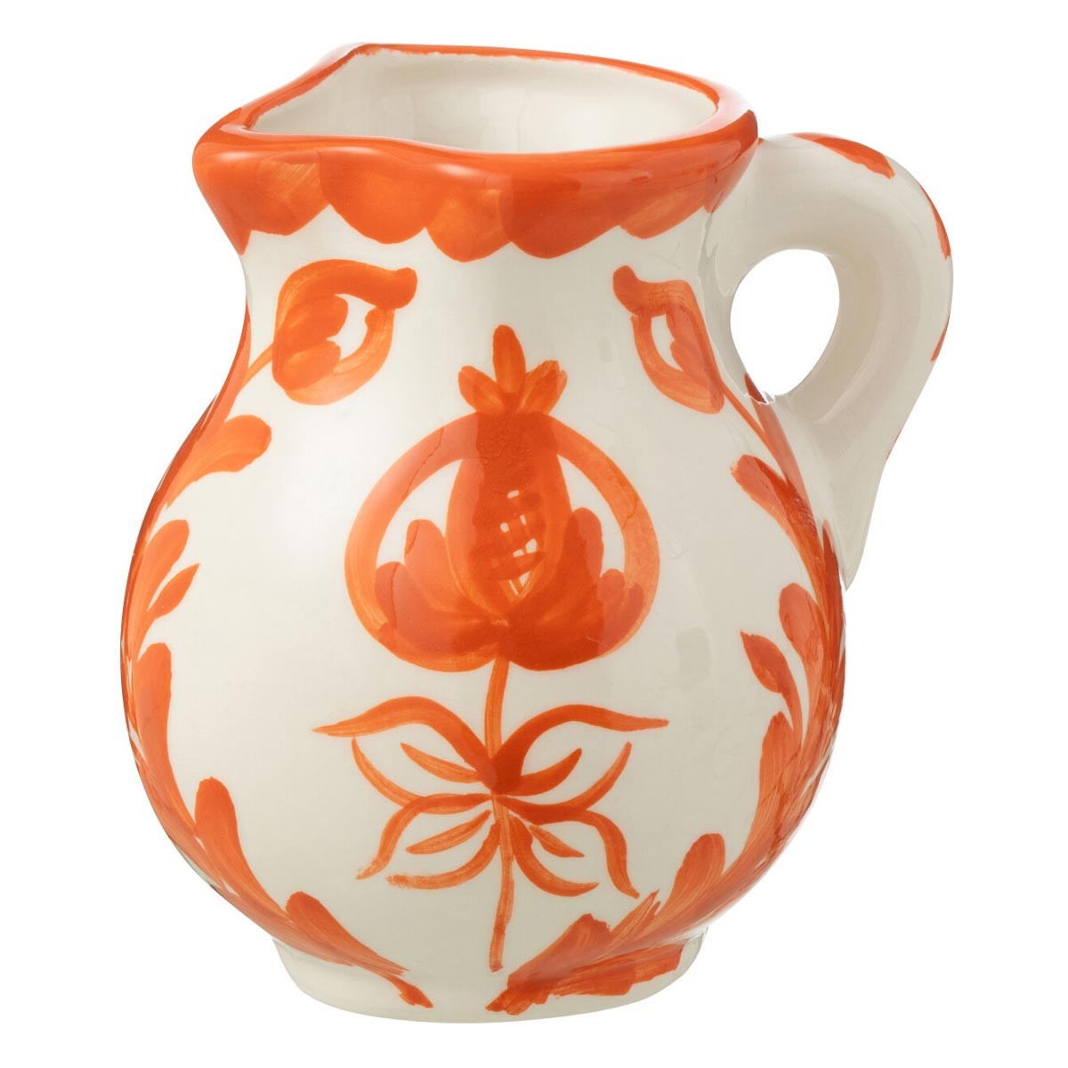 Pichet en céramique Granada 0,5L orange broc de table artisanal