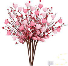 Valentine'S Day Gifts Valentines Day Decorations 8PC Pink Heart Shaped Valentine