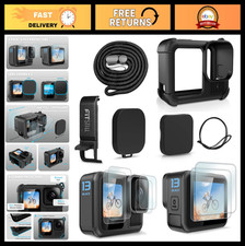 Silicone Protective Case for GoPro Hero 13 - Lens Caps, Battery Cover, Screen Pr