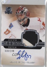 2011-12 Upper Deck The Cup Rookie 38/249 Leland Irving #113 Patch Auto 0bz8