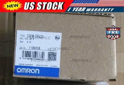 1PC OMRON CJ1M-CPU23 CPU Unit CJ1MCPU23 PLC New In Box US Free TAX