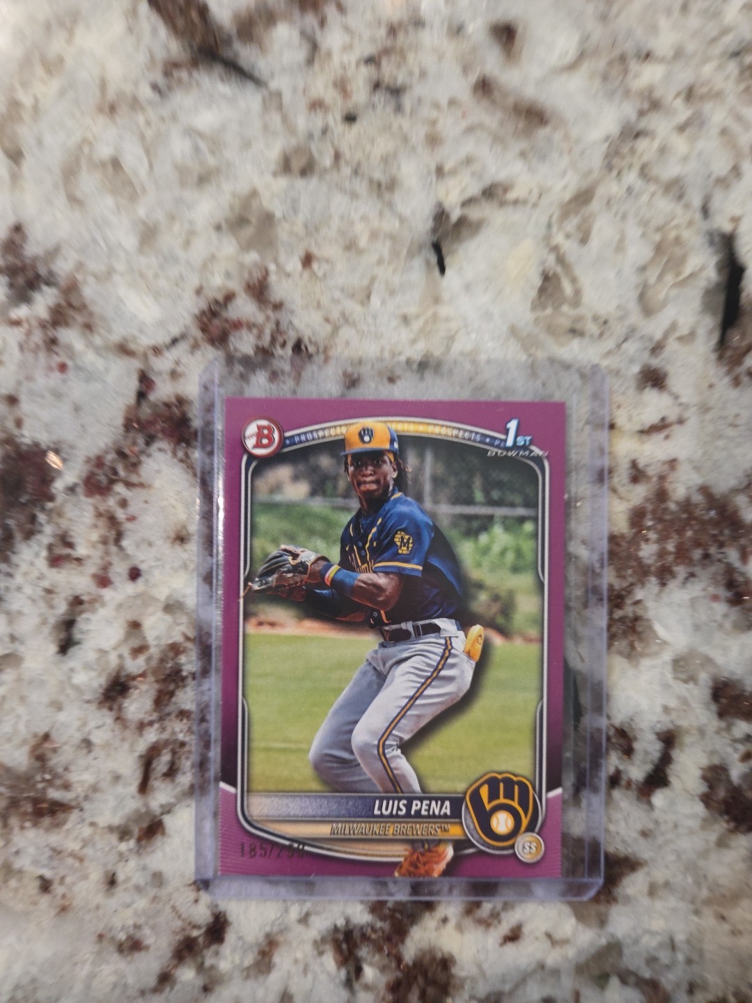 2025 Bowman - Prospects Luis Pena #BP-38 Fuchsia /299 (RC)