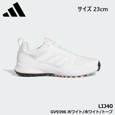 Adidas Ladies Zoysia Spikeless Golf Shoes White Tofe GV9396 23cm New