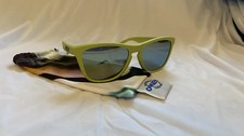 Oakley Frogskins Matte Lime Green Frame with Emerald Lens