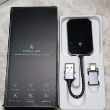 Android Auto Wireless Adapter USB-A/USB-C Plug Play Fast Connection