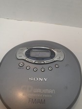 Sony CD Walkman D-FJ61 Portable CD Player FM/AM Radio Tested Work with headphons