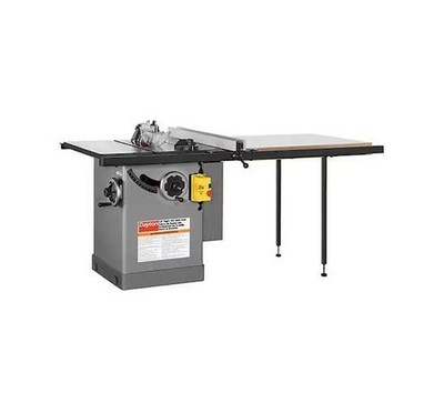 Dayton 49G997A 12'' Left=Tilt Industrial Table Saw 3HP 230V 1HP w/ Extension