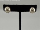 925 Sterling Silver Size 7 Flower Ring & faux Pearl Screw-On Earrings 7.2g — photo 2