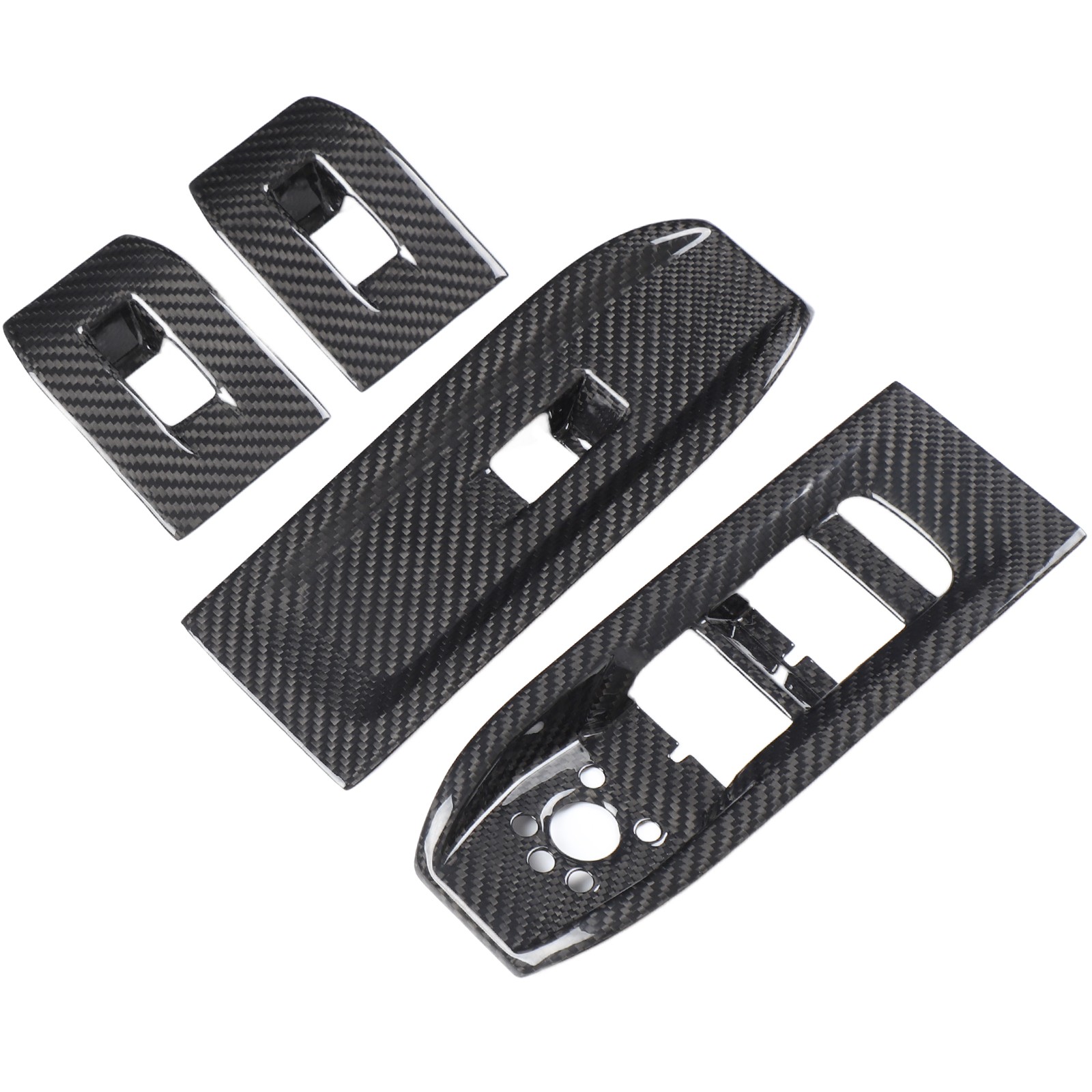 Real Carbon Fiber Window Lift Switch Panel Trim For Lamborghini URUS 2018-23 US